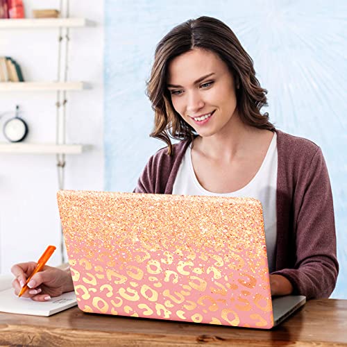 Image of DINKY Laptop Skin Sticker Decal, 12 inch 13 inch 13.3 inch 14 inch 15 inch 15.4 inch 15.6 inch Laptop Universal Reusable Vinyl Skin Stickers Cover Art Decal Notebook PC Personalized Protector-Leopard Print