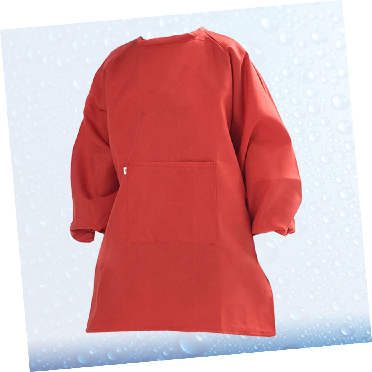 BESTonZON 2piezas Delantal Infantil De Mangas Para Protector De Ropa Rojo Para Dibujar y