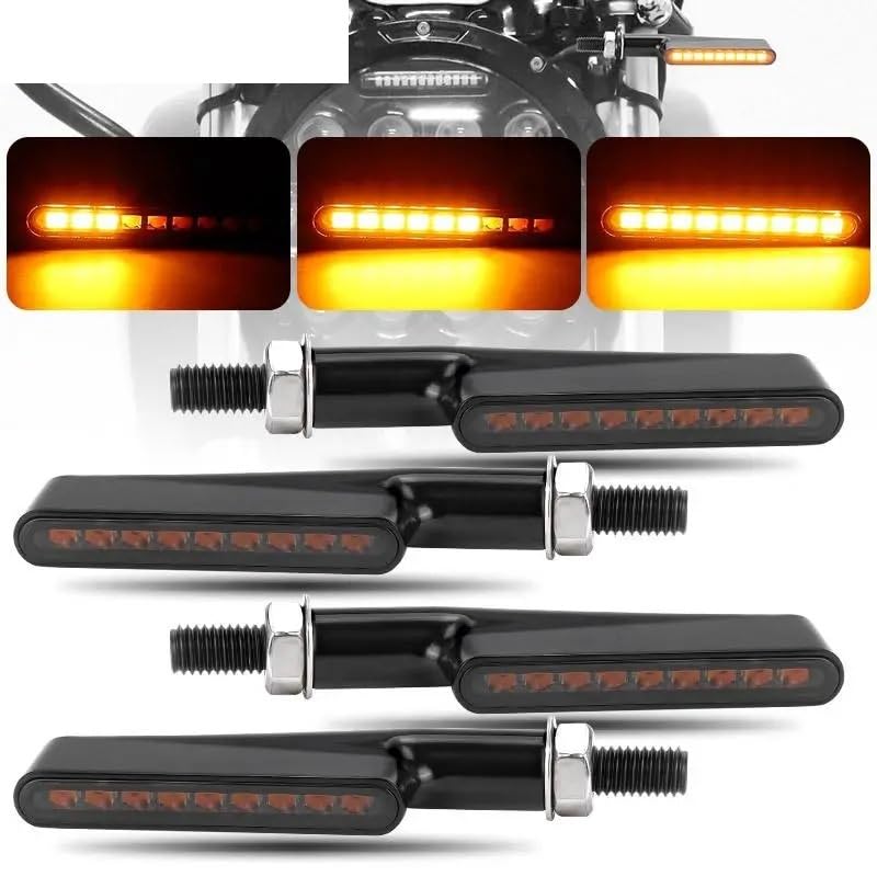 Clignotant LED pour moto phare de signalisation universel étanche