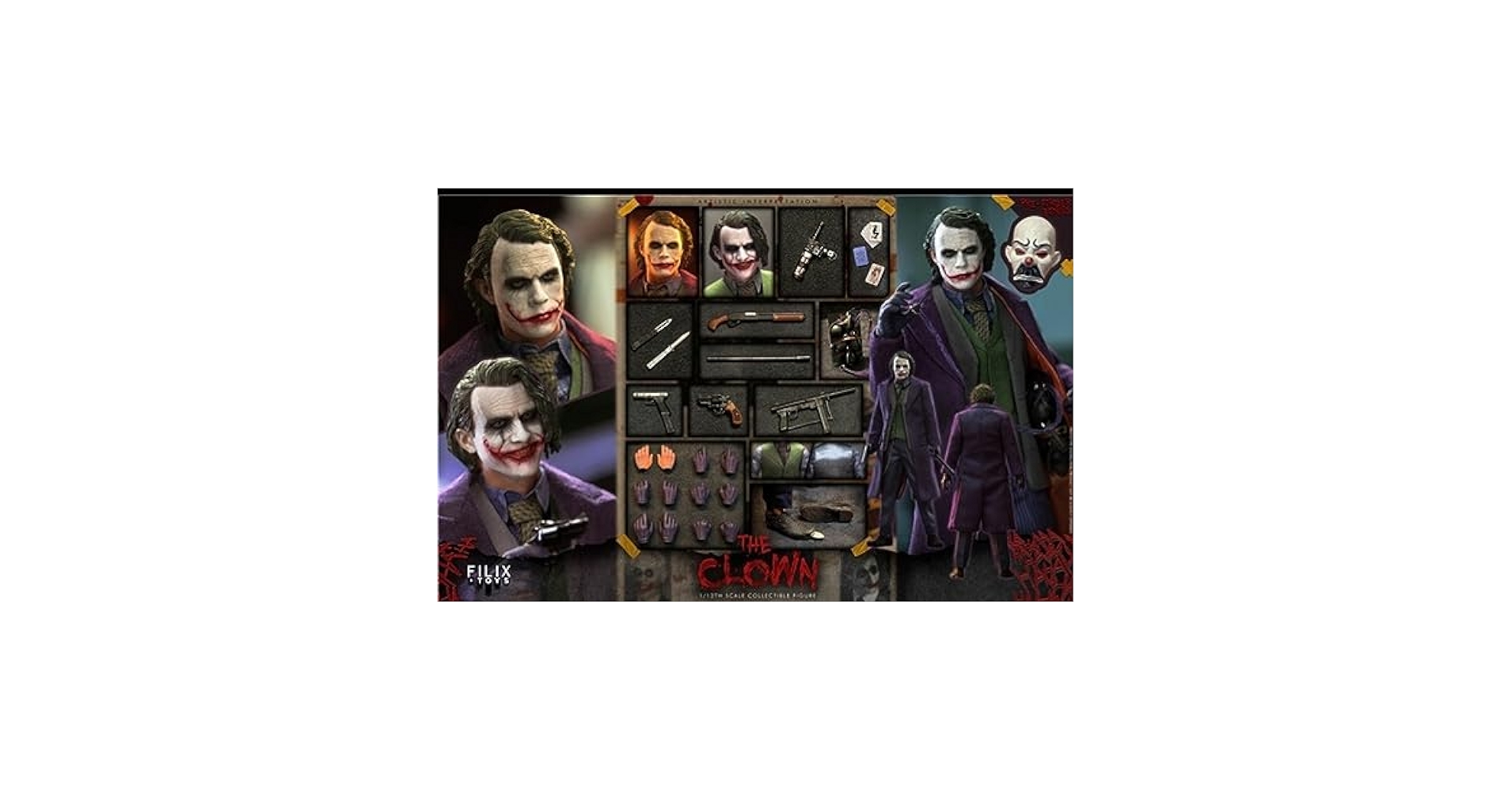 Amazon.co.jp: 1/12 ジョーカー アクションフィギュア JOKER