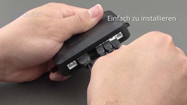 AUTOUTLET Einparkhilfe 4 Sensoren - LCD Display Für Auto
