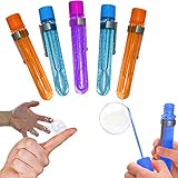 Toy Cubby 5” Colorful Test Tube Touchable Bubbles - 6 Pieces
