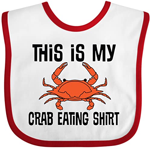 inktastic This Is My Crab Eating Shirt Baby Bib