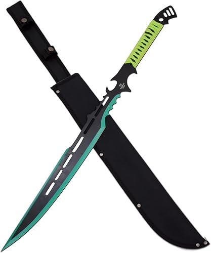 Snake Eye Tactical Fantasy Sword wNylon Sheath Machete Outdoors Camping