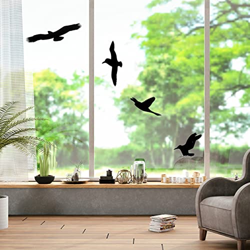 Becony Anti-Collision Window Bird Stickers Glass Door Protection Save Birds Window Decals cover