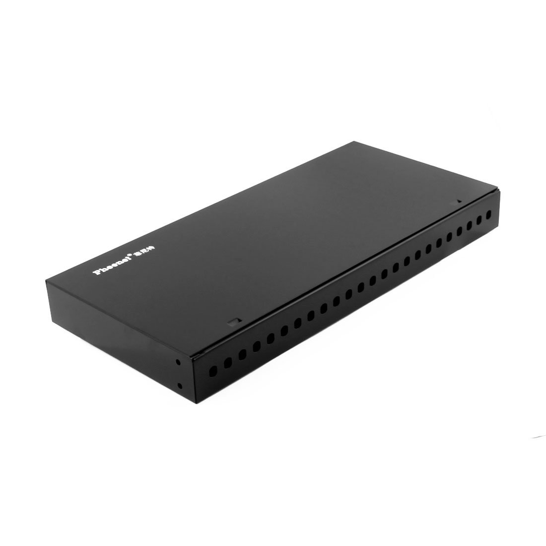 Aexit Boîte à bornes en fibre optique à deux modes de fonctionnement ST d'épissure de fibre multimode ST, 43 cm x 4,5 cm x 20 cm (2774094162542f4bea0f4e802ba4df29)