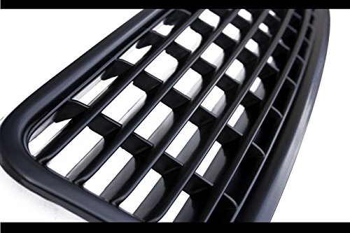 Parrilla Deportiva Para VW Bora 98-05 - Diseño Panal De Abeja, Color Negro, ABS Resistente