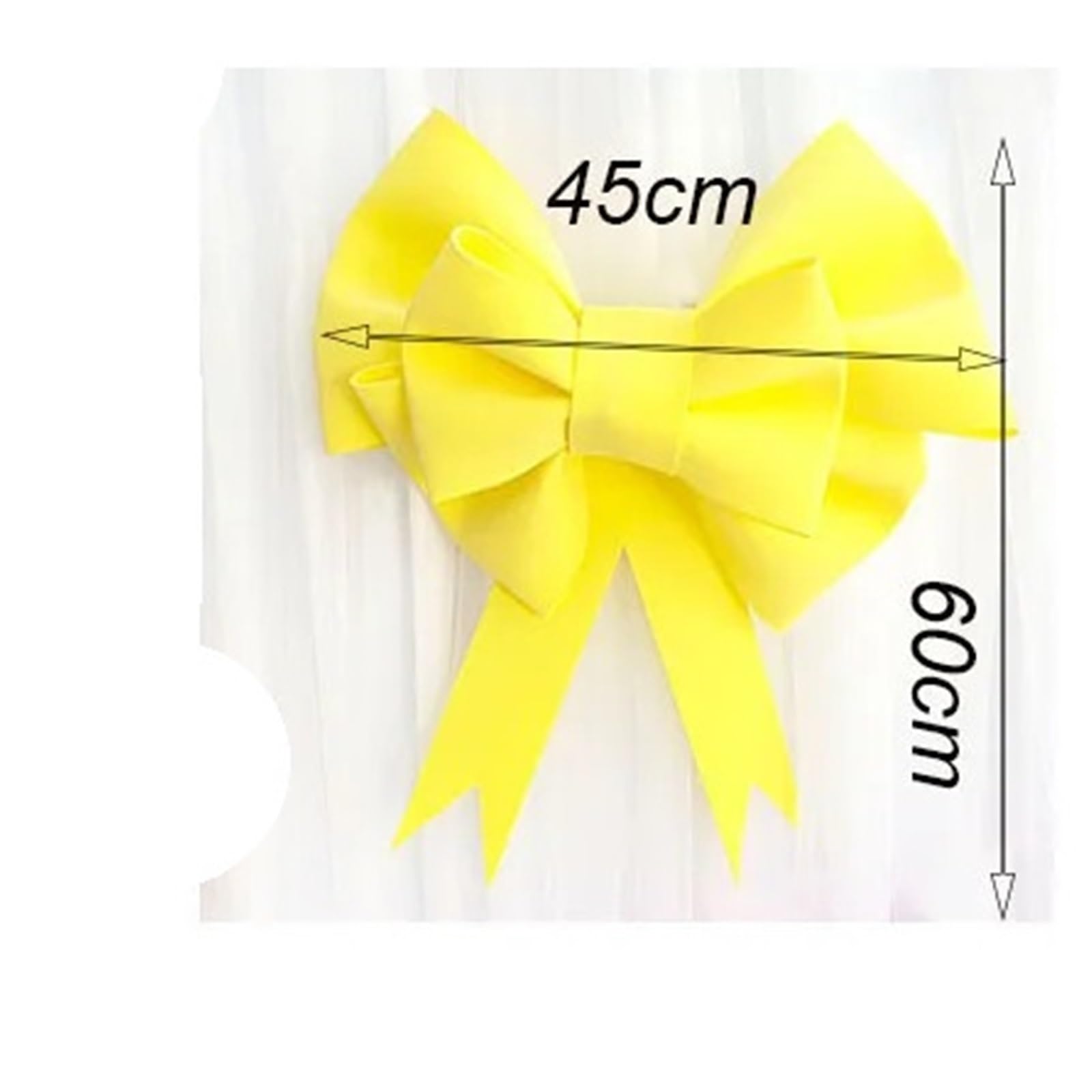 Große Schleifen Schaumpapier Schleife Zubehör Material Paket Party Hochzeit Bogen Dekor Home Hintergrund Wandbehang Dekoration(Red,75 x 115cm)