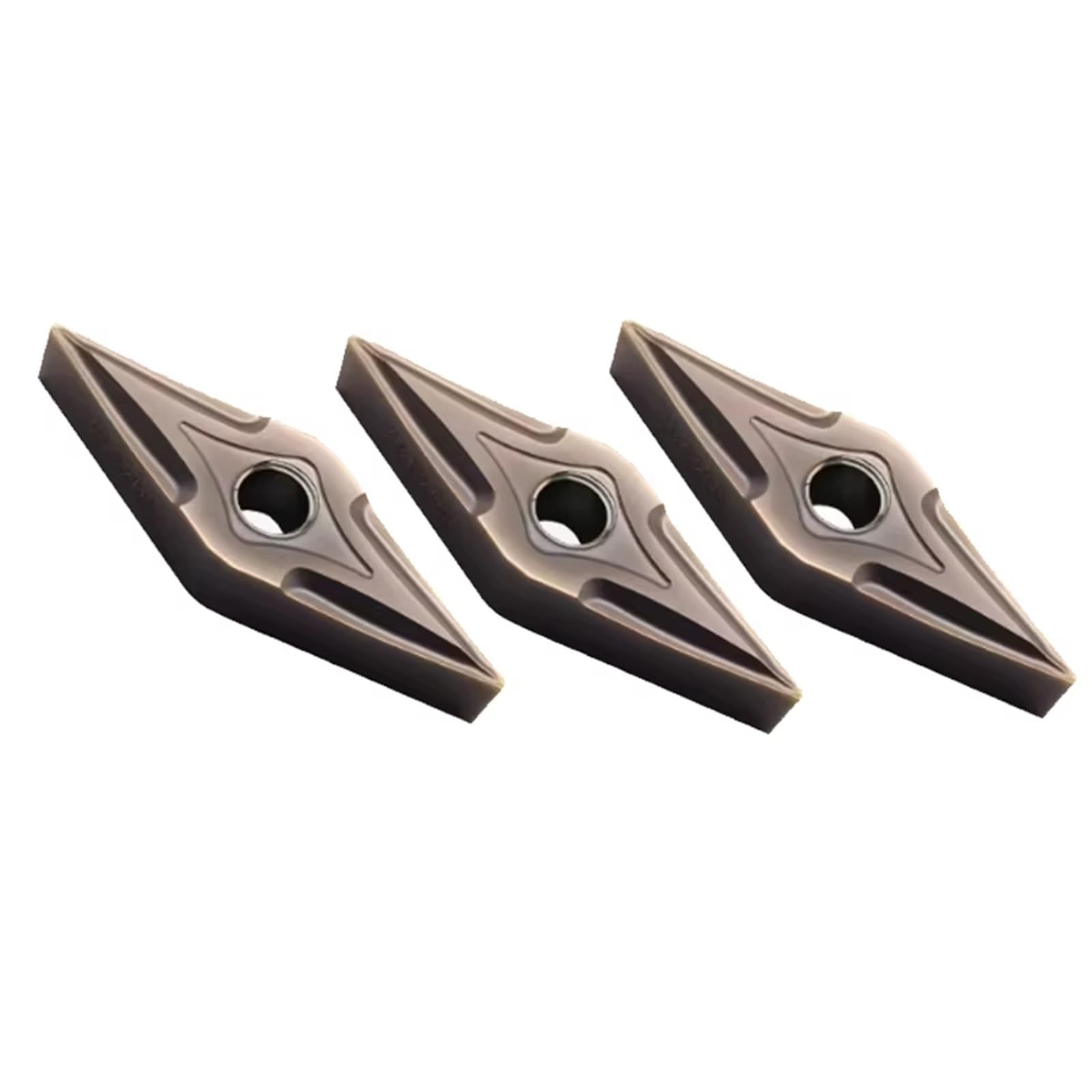 10 Uds. Insertos De Torneado Carburo Cortador CNC Hoja Torno Para Acero Inoxidable(VNMG160408-EM)