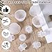 10pcs Breast Pump Accessories, Liquid Silicone Rubber Duckbill Valves and Diaphragm Breast Pump Replacement Parts for Zomee Z1/Z2 Breastfeeding Accessory for Motif Twist