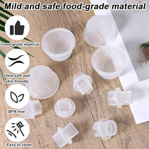 10 piezas accesorios para extractor de leche miniatura 4