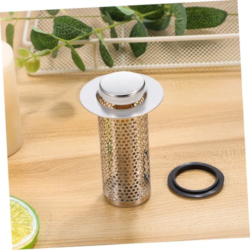 Lurrose 2pcs Colador para Fregadero baño y cocina miniatura 7