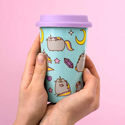 Pusheen - "Eenhoorn mok voor onderweg, keramiek/siliconen, inhoud: 275 ml, meerkleurig – Thumbs Up! – 1001857 - Image 5