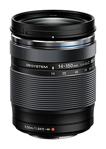 Objetivo OM SYSTEM M.Zuiko Digital ED 14-150 mm F4-5.6 II, Zoom estándar, Adecuado para Todas Las...