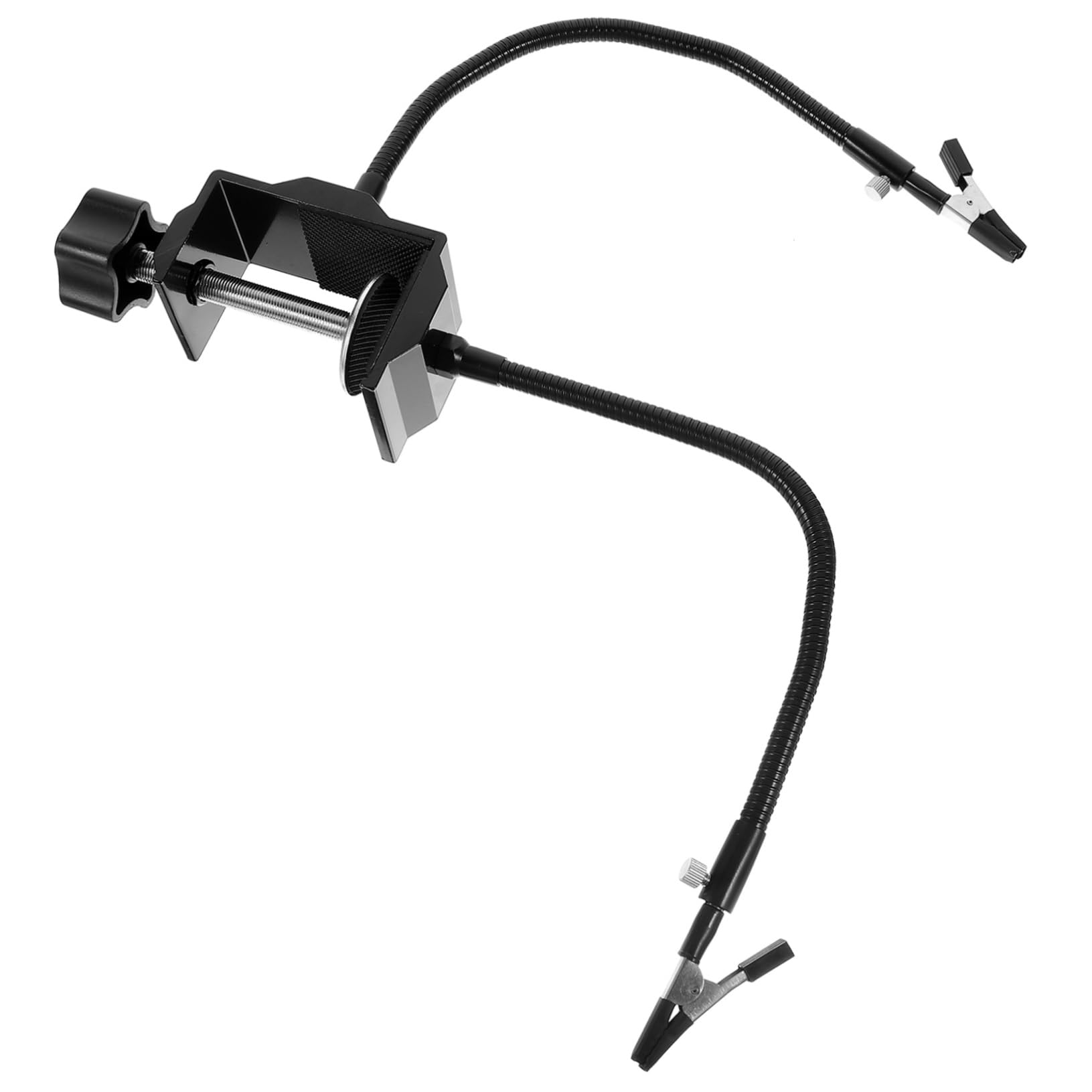 WOONEKY Simple Multi-function Soldering Iron Stand Model Aircraft Gimbal Arm Soldering Helping Hands Universal Arm Metal Rack Random