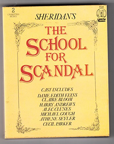 School for Scandal 088646112X Book Cover