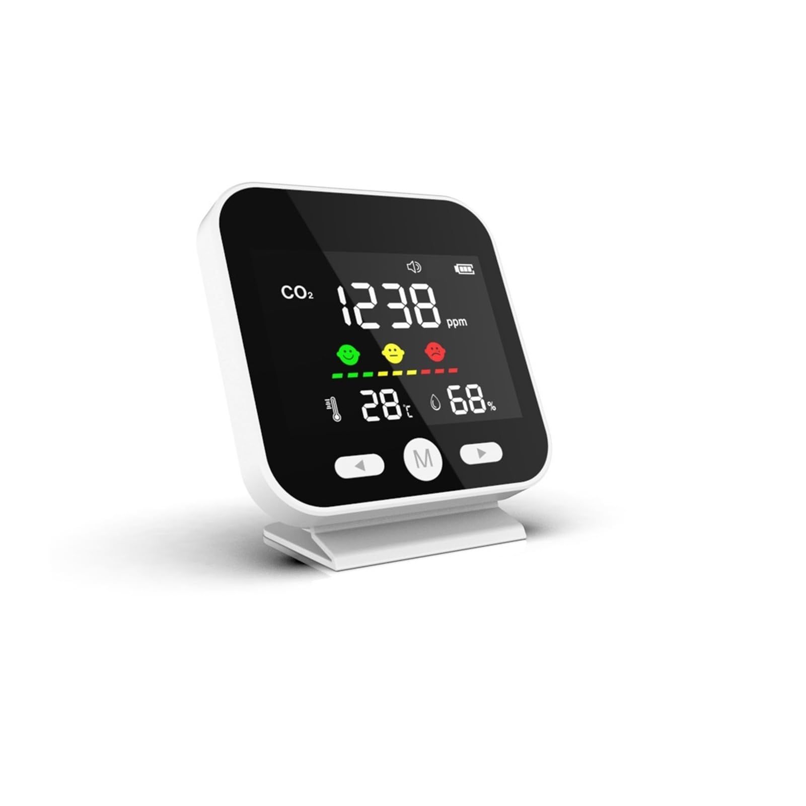 Gasdetektor, Carbon Dioxide Detector CO2 Concentration Meter Detection für Arbeit, Zuhause