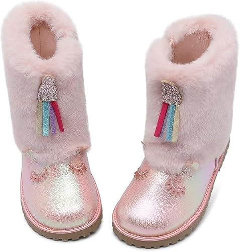 FUPPIA Toddler Girls Glitter Animal Boots - Pink, Size 9