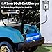 Flngr 36 Volt Golf Cart Battery Charger for EZGO TXT (Lead-Acid),12Amp Smart Battery Charger with Trickle Charge,D Plug 36 Volt Golf Cart Charger,12Amp Golf Cart Battery Charger