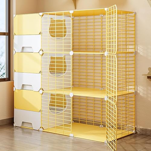 Kanduo LbgnEX LP[W LgCt DIY L͂ qLxr[T[N ^L O\ȋP[W(Yellow,105x45x105cm)