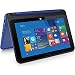 (Discontinued) HP Stream 11.6-Inch Convertible Touchscreen Laptop (Intel Celeron, 2 GB, 32 GB SSD, Blue) Includes Office 365 Personal for One Year
