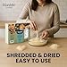 Kataifi Shredded Fillo Dough 1.1lb for The Viral Dubai Chocolate Bar Pistachio Filling, Kadayif Phyllo Dough for Pastry, Ingredient for Knafeh, Kunafa, Kanafeh, Salt-Free