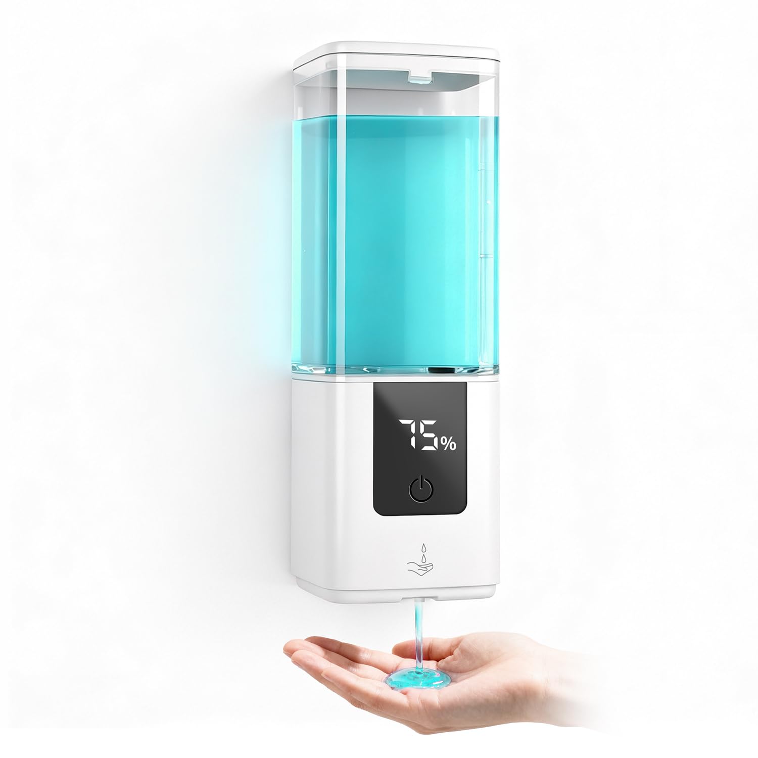 Photo 1 of [Defective] LAOPAO Automatic Soap Dispenser - White, 540ml Wall Mount