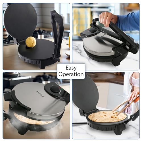 image for 10inch Roti Maker by StarBlue with FREE Roti Warmer - The automatic St