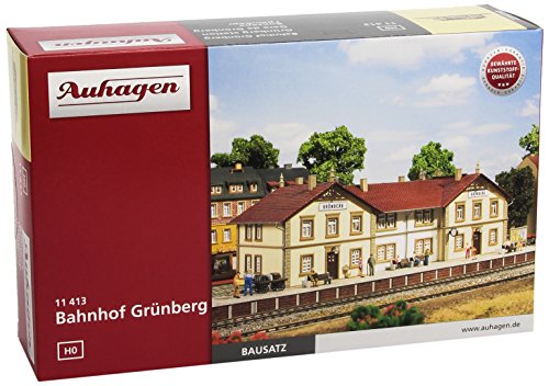 Gare de Grünberg Auhagen 11413 bâtiment modélisme ferroviaire miniature HO