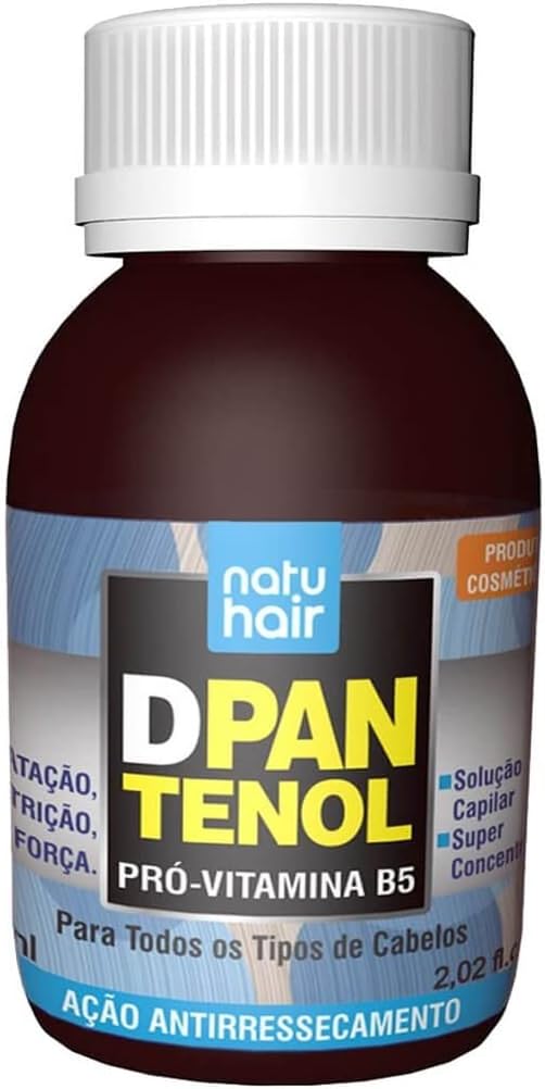 D-Panthenol Vitamine B5 Natu Hair – 60 ml Natu Hair Solução Capilar D-Pantenol NATU HAIR 60 ml