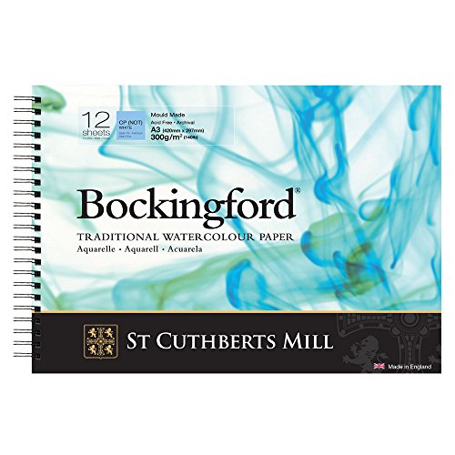 St Cuthberts Mill Saunders Waterford - Bloc de papel 410 x 310 mm, peso del producto: 0,5 kg