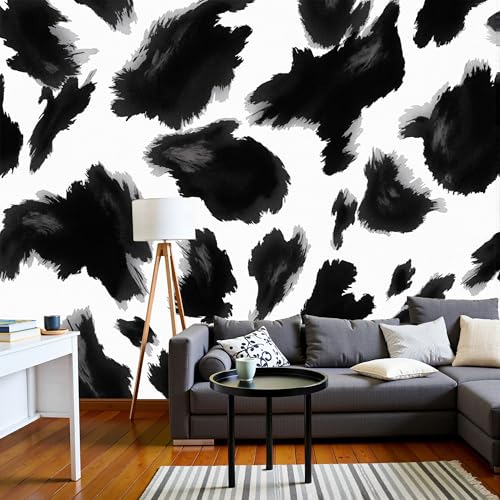 Papel tapiz fotografico de vaca patchwork de 200x140cm para mural de sala 3