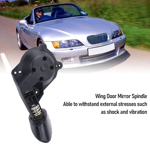 Flügelspiegel Spindelreparatur 51168397879 51168397039 51168397042 Ersatz für Z3 E36 E37 E38 1994-2002 mit Metall + ABS-Konstruktion für RHD-Fahrzeuge (Beifahrerseite)