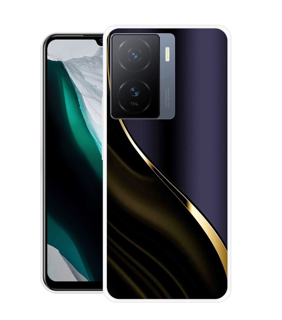 Looy Silicone Iqoo Z7 5G Mobile Back Cover Back Case For Iqoo Z7 5G Mobile Phone (Golden Line) (B0C15DS28F) Amazon Price History, Amazon Price Tracker