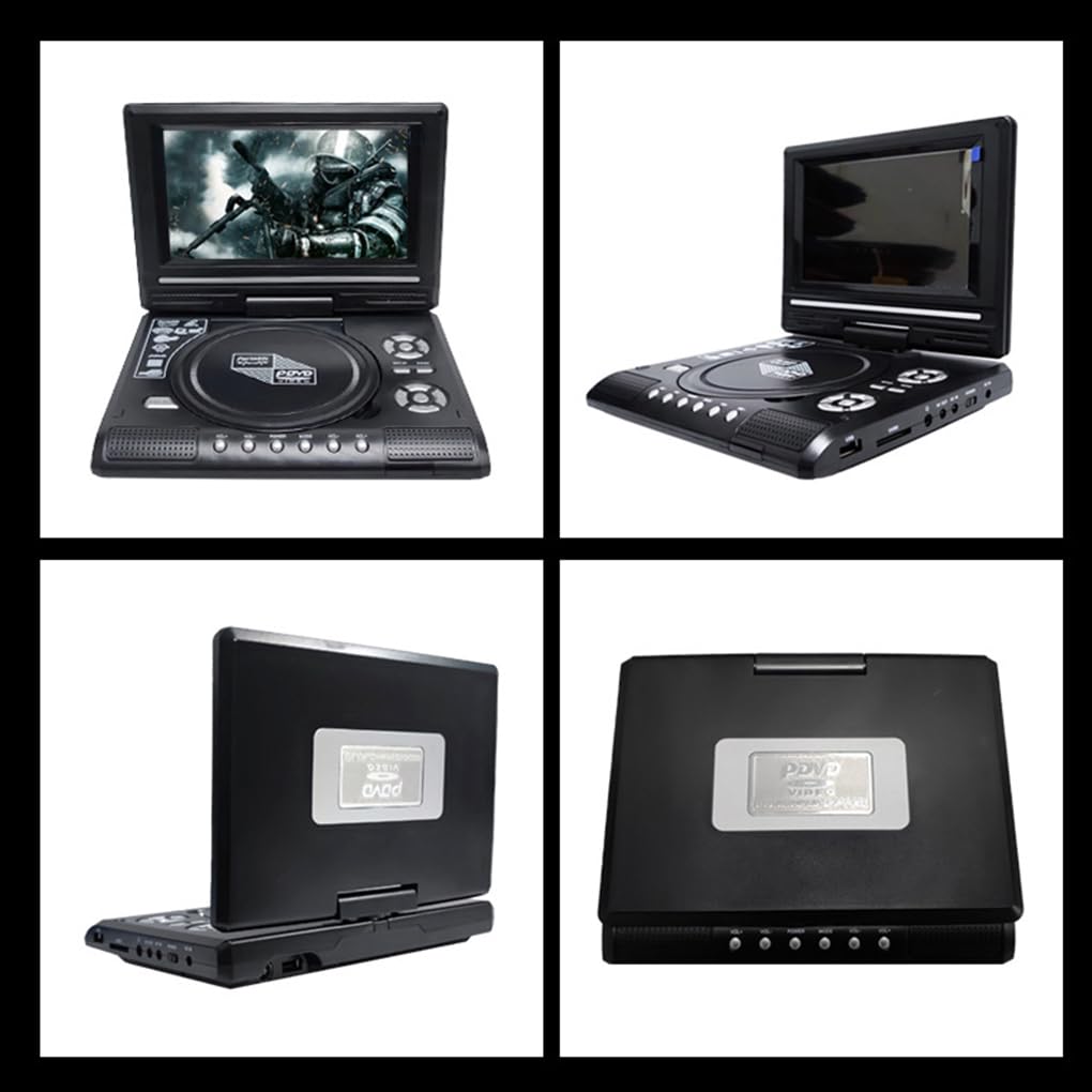 Lettore DVD portatile ad alto volume con per auricolari da 5 mm. Il lettore DVD portatile ad alto volume e sonoro è dotato di 2