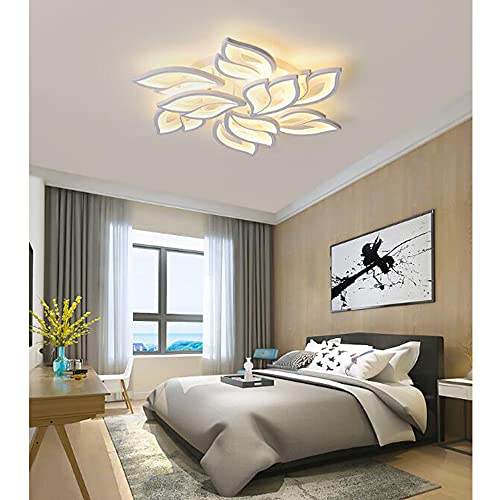 Lampe LED design fleur en acrylique haut de gamme avec télécommande