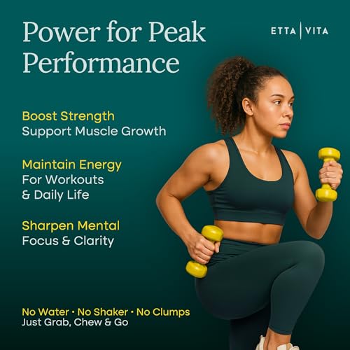 Image of Sugar-Free Creatine Monohydrate Gummies 5gram per Serving, Potent Creatine Gummies for Women & Men, Supplement for Muscle Support, Cellular Energy & Cognitive Function [Lemon Drops Candy Flavor]