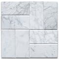 Carrara White Italian Carrera Marble Subway Tile 3 x 6 Tumbled