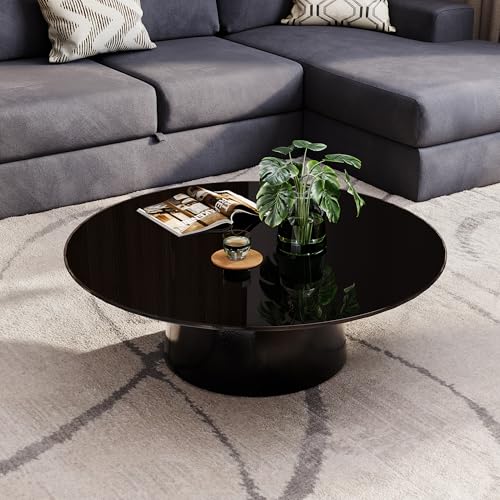 Image of Wakefit Center Table | 1 Yr Warranty | Coffee Table for Living Room Wooden, Tea Table for Living Room Wooden, Sofa Table, Free Installation from Brand, Modern Multi-Functional & Wobble-Free(Santil)