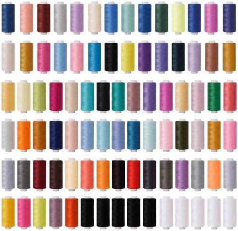 Amazon.com: Sewing Thread Asortment, 24 PCS 1000yd/Spool Polyester ...