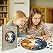 POZLO Sun and Moon Wooden Puzzle - Wooden Jigsaw Puzzle for Adults - XL 14 x 14 (inches)