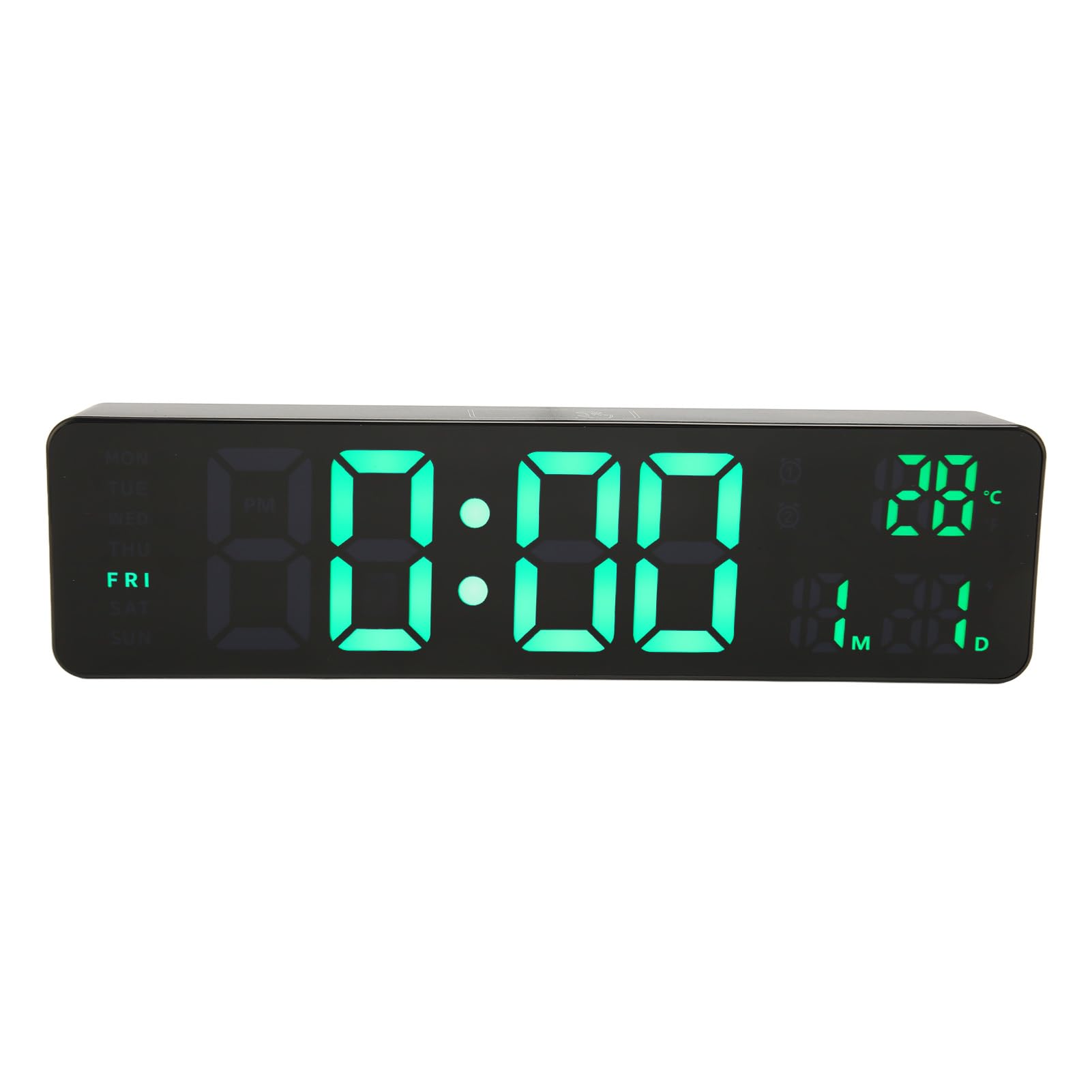 Reloj digital LED silencioso de 10 pulgadas para un descanso sin ruidos
