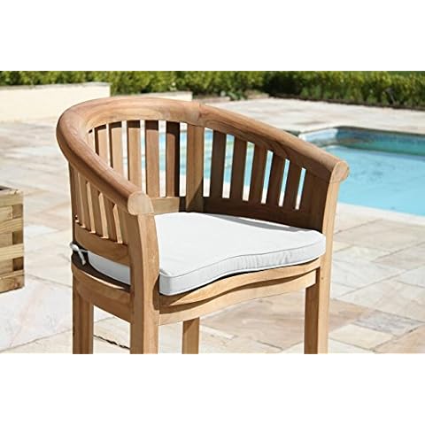 Sustainable Furniture Cushion for Banana/San Francisco Chair (Natural) Showerproof Garden, Cream Cover