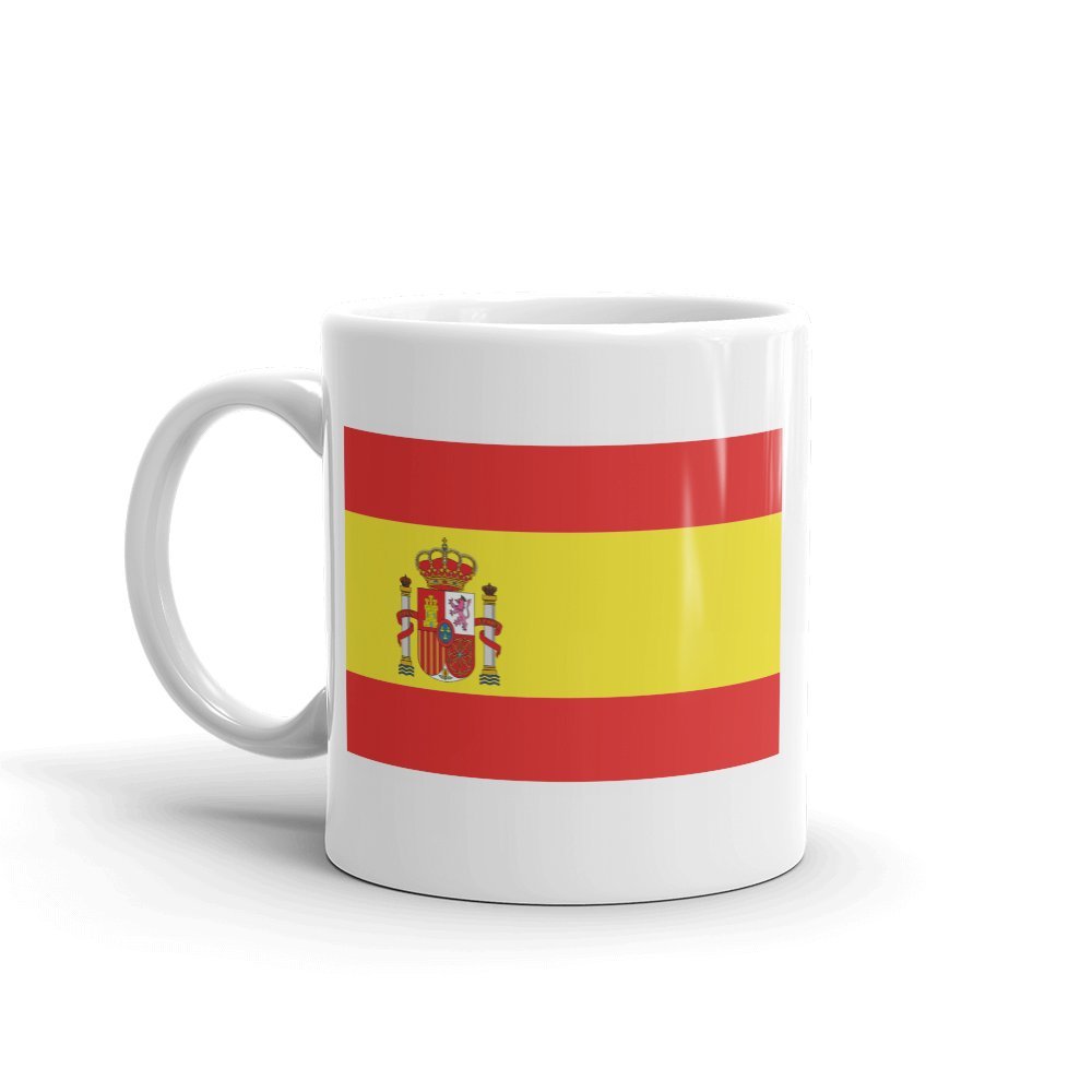 Dv Mugs Ltd Multi Spain Spanish Flag 10Oz Coffee Tea Mug #5271