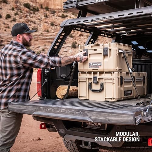 Pelican Crate - 45 Liter Storage Case - Cargo Box, Transport Case, Overland Case (Black) - image 8
