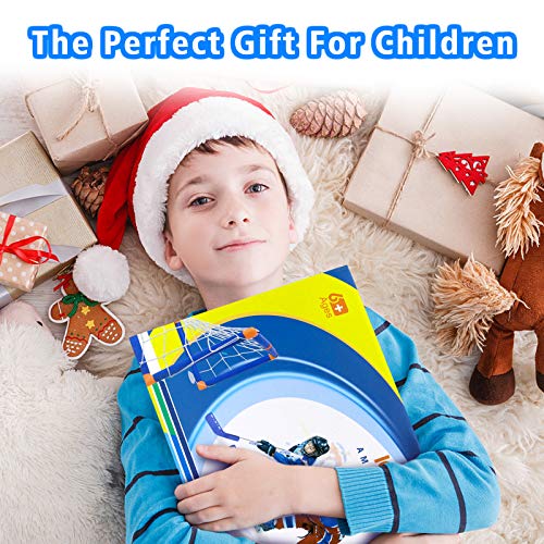 image for XIZECK Hockey Set Soccer Kids Toys Hockey Gift Indoor Outdoor Air Powe