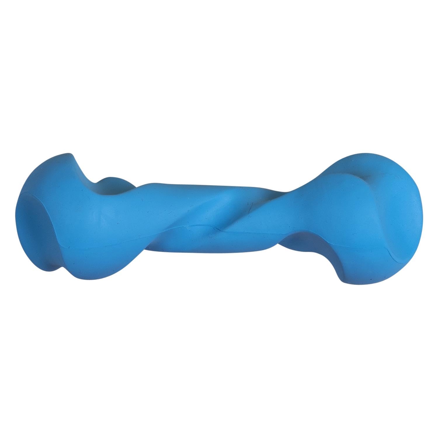 JACK AND VANILLA, Interactive Dog Toy in Twisted Bone Shape, Bacon Scent, Durable and Non-Toxic, Ideal for Indoor and Outdoor Play, 11 cm, Multicoloured, Playscent Model