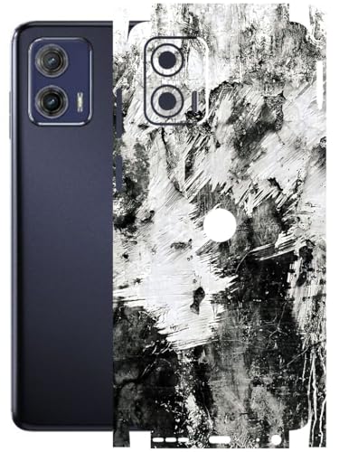 Image of AtOdds - Full Body Back Screen Guard Protector Film - Lamination Wrap Skin Sticker Compatible with Moto G73 (5G) | Scratchproof Matte Finish (Messed)