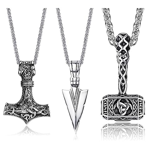 Diamday Viking Stainless Steel Necklace Set Cover