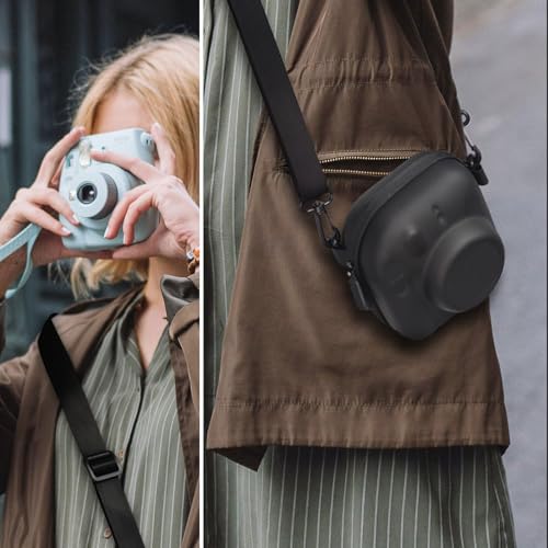 Funda protectora para cámara Instax Mini 12/99 negra miniatura 5